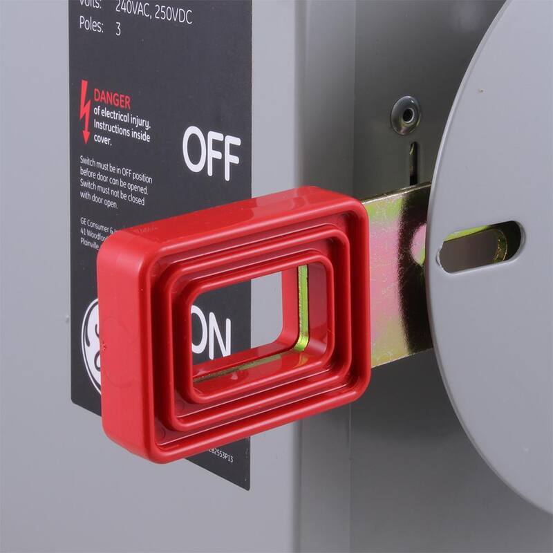 GE 30 Amp 240-Volt Non-Fused Indoor General-Duty Double-Throw Safety Switch - TC35321