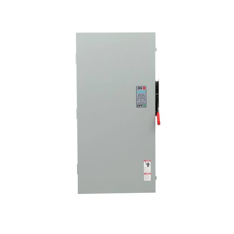 Siemens General Duty 600 Amp 240-Volt Double Pole Indoor Fusible Safety Switch - GF226NA