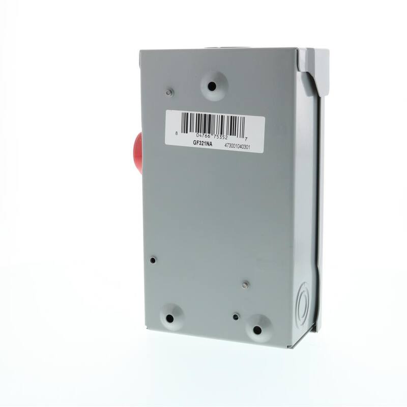 Siemens General Duty 30 Amp 3-Pole 4-Wire 240-Volt Fusible Indoor Safety Switch - GF321NA