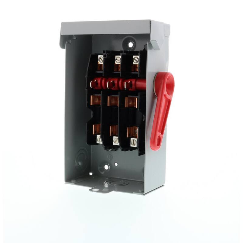 Siemens General Duty 30 Amp 3-Pole 4-Wire 240-Volt Fusible Indoor Safety Switch - GF321NA
