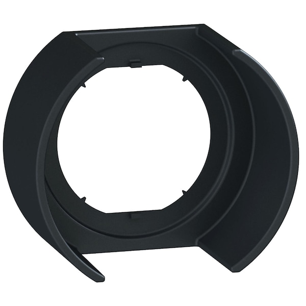 Schneider Electric Guard, Harmony XB4, Harmony XB5, accesorio de aislamiento, plástico, negro, para botón de presión de cabeza estándar, montaje horizontal, ZB4BC/ZB5BC - ZBZ1902RA