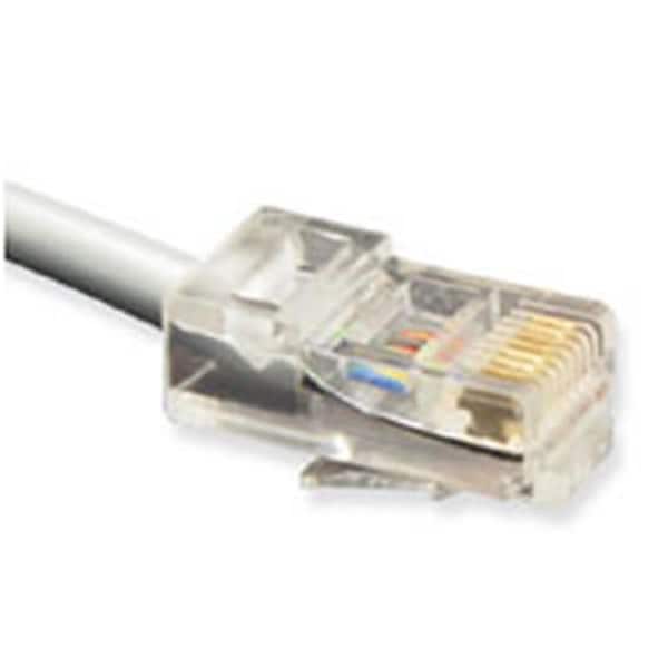 Cable de línea plana Icc Iclc807Fsv de 7 pies 8P8C Silver - ICC-ICLC807FSV