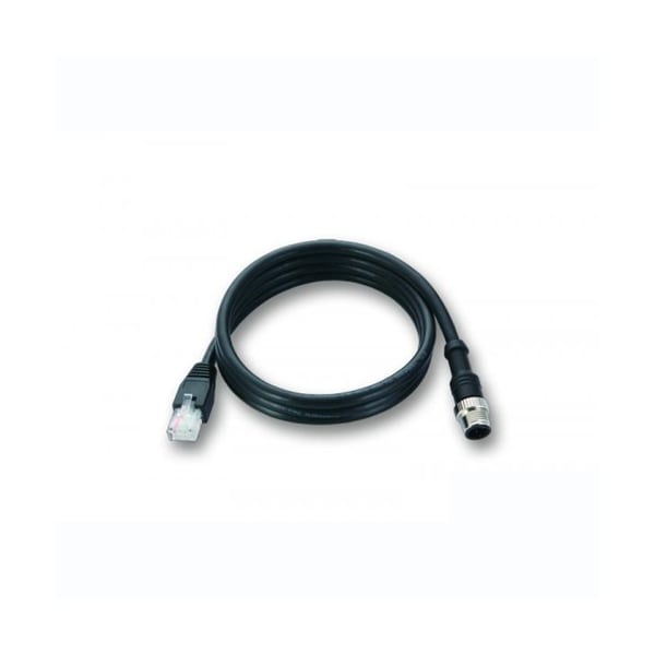 Moxa 1-Meter M12-To-M12 Cat-5E Stp Ethernet Cable W/ Waterproof 4-Pin - CBL-M12DMM4PM12DMM4P-BK-100-IP67