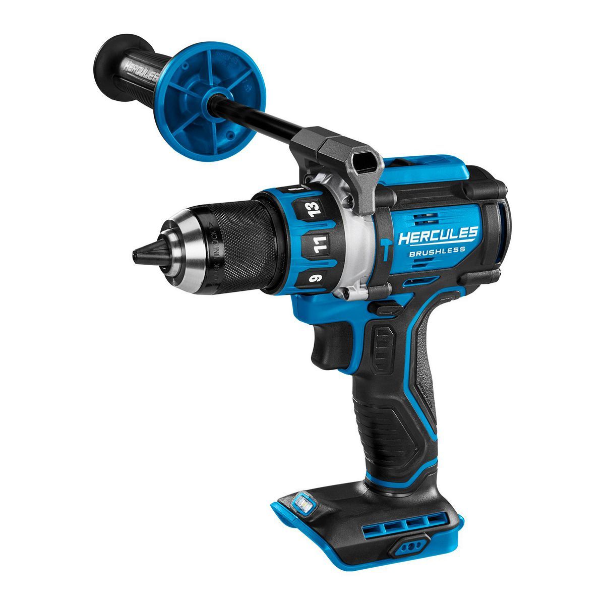 Kit combo de 2 herramientas Hercules 20V Brushless Cordless Hammer Drill and Impact Driver con (2) baterías de 5 Ah y cargador - 71291