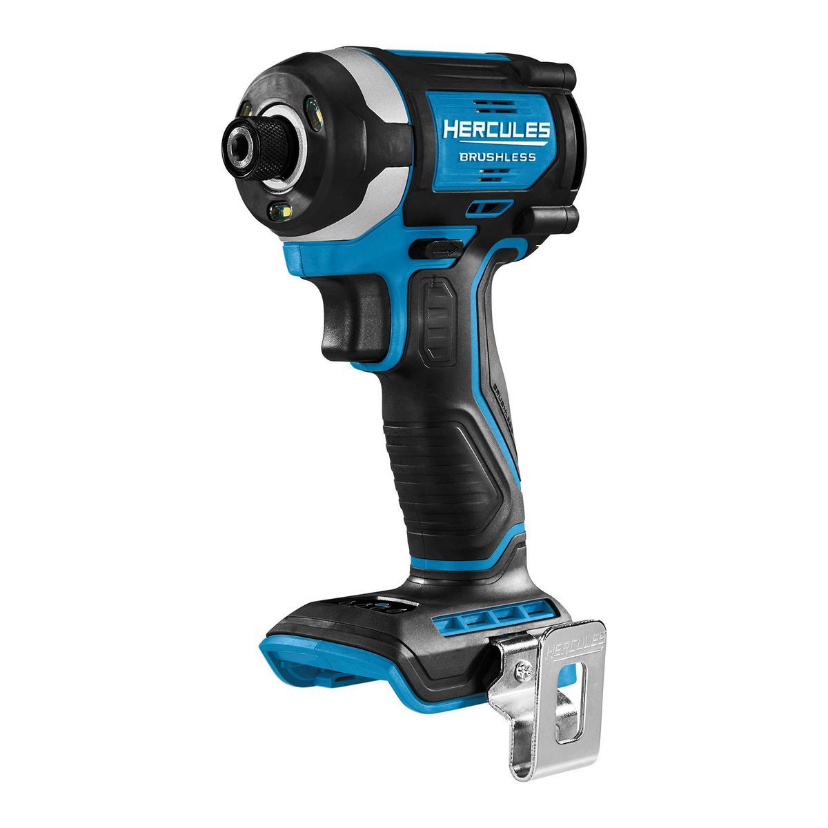Kit combo de 2 herramientas Hercules 20V Brushless Cordless Hammer Drill and Impact Driver con (2) baterías de 5 Ah y cargador - 71291
