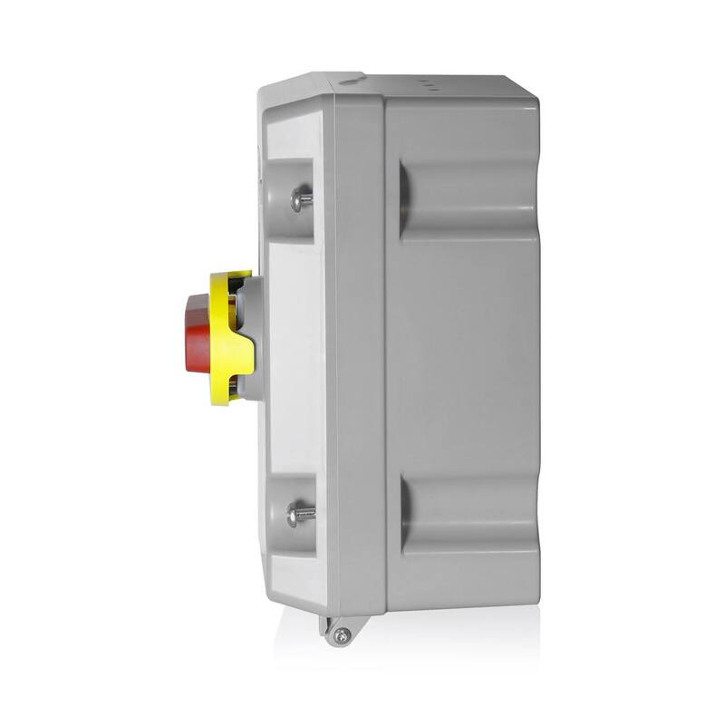 Leviton 60 Amp 600-Volt Non-Metallic Non-Fused Powerswitch Safety Disconnect Switch with Factory Installed Aux Contact - LDS60-AC