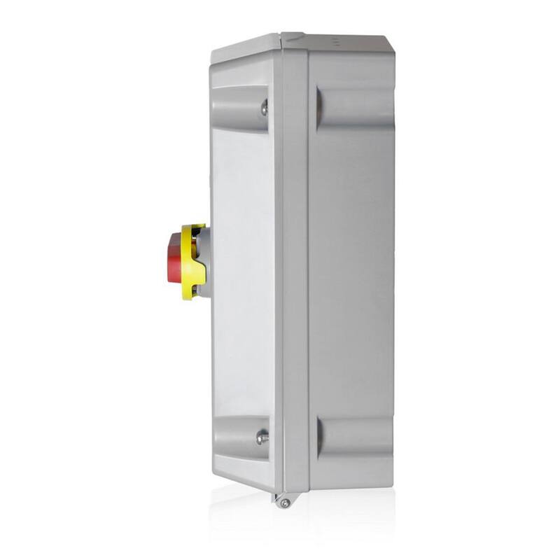 Leviton 100 Amp 600-Volt Non-Metallic Non-Fused Powerswitch Safety Disconnect Switch with Factory Installed Aux Contact - LDS10-AC