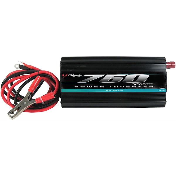 Schumacher Electric 750 Watt DC to AC Digital Power Inverter with (2) 120V AC Outlets, (1) USB Port Power Directly Conne - PI750