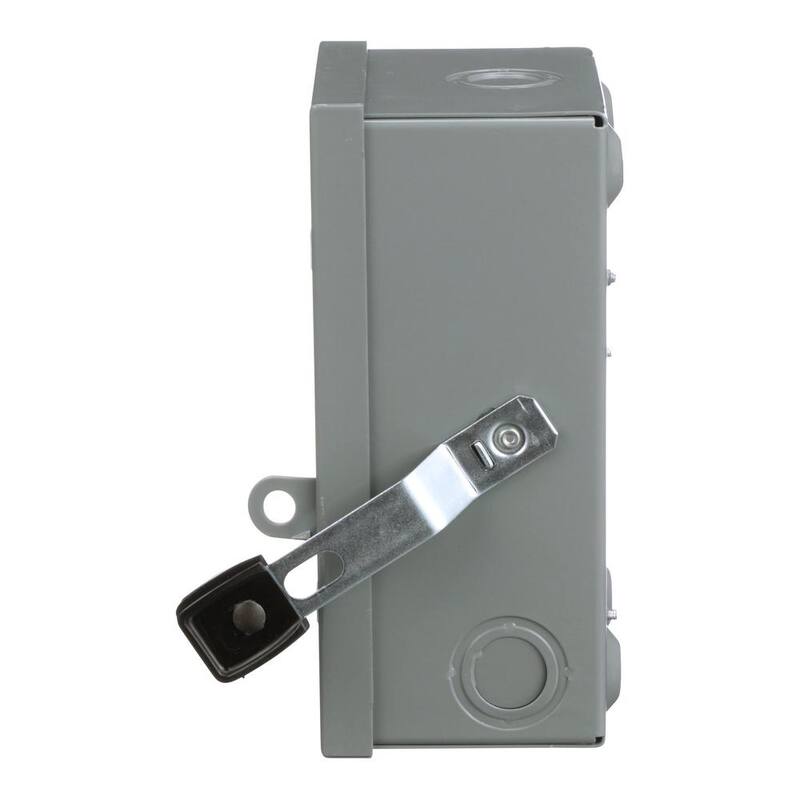 Square D 30 Amp 240-Volt 2-Pole Fused Indoor Light Duty Safety Switch for H or J Fuse Types - L221N