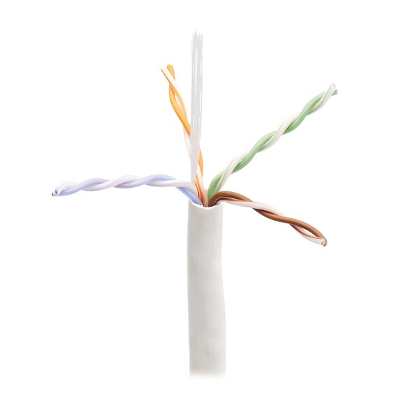 Cable a granel Cat6 de 100W de alta potencia de Tripp Lite - N224-01K-WH-LP5