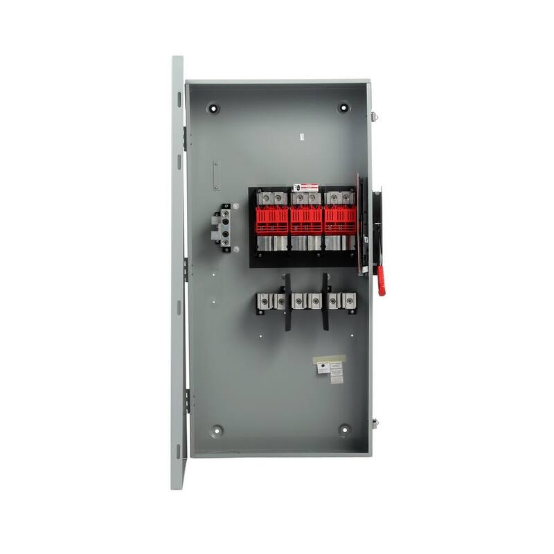 Siemens Heavy Duty 400 Amp 240-Volt 3-Pole Outdoor Fusible Safety Switch - HF325NRA