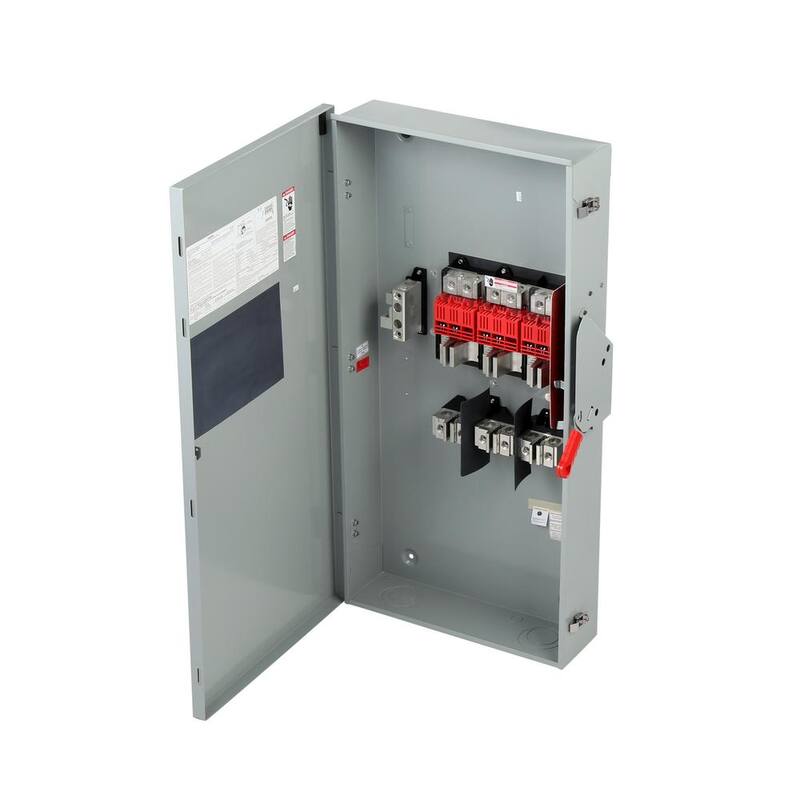 Siemens Heavy Duty 400 Amp 240-Volt 3-Pole Outdoor Fusible Safety Switch - HF325NRA