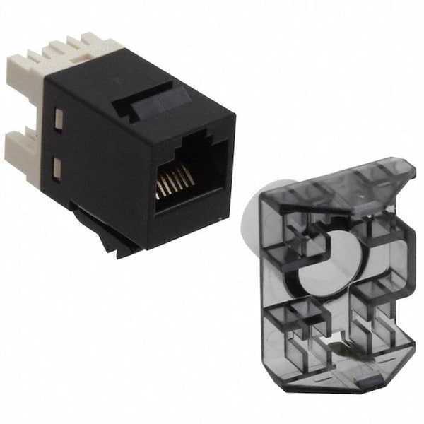 Commscope UNIPRISE USL MODULAR RJ45 JACKCAT 6 UTP, W/OUT DUST COVERBlk 760237627 - USL600-BLK