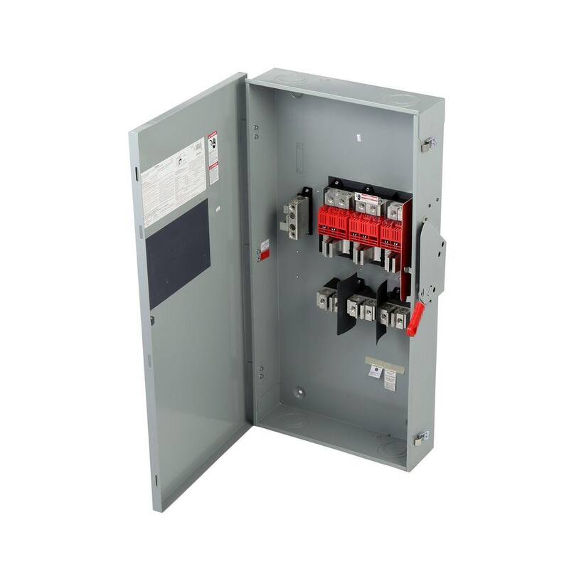 Siemens General Duty 400 Amp 240-Volt 3-Pole Indoor Fusible Safety Switch - GF325NA
