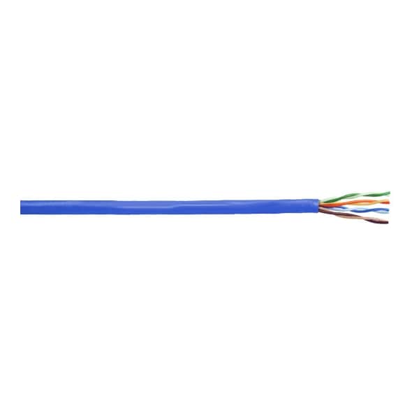 Superior Essex 23-4P UTP-CMP SOL BC CAT6A, FEP/FRPVC 10GAIN, BLUE REEL, 1000FT - 6A-272-2B