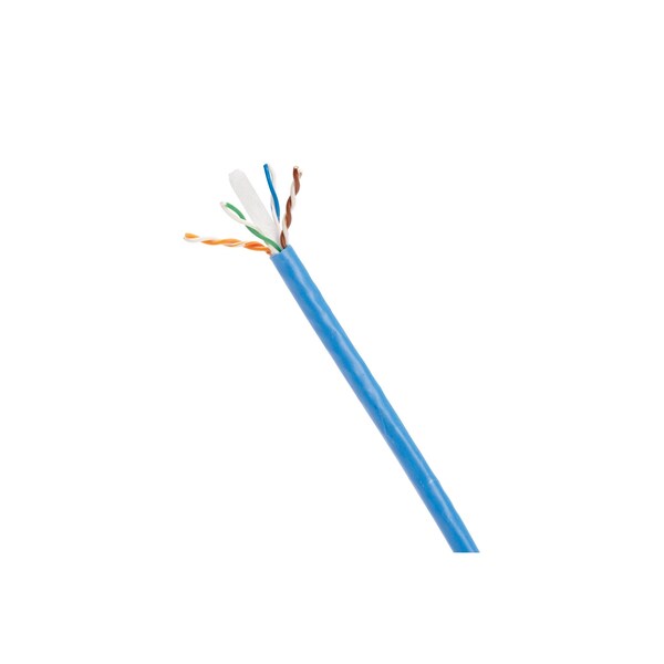 Panduit 23-4P U/UTP CMR SOL BC CAT6, PE/PVC BLUE JACKET BOXES, 1000FT - PUR6C04BU-U
