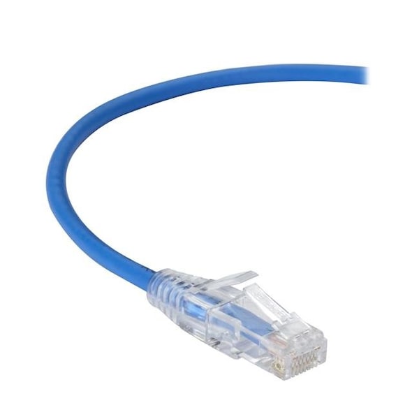 Black Box Network Services Black Box Network Services C6APC28-BL-05 5 ft. Slim-Net CAT6 500 MHz 28 AWG Stranded Ethernet Patch Cable - Blue - C6APC28-BL-05