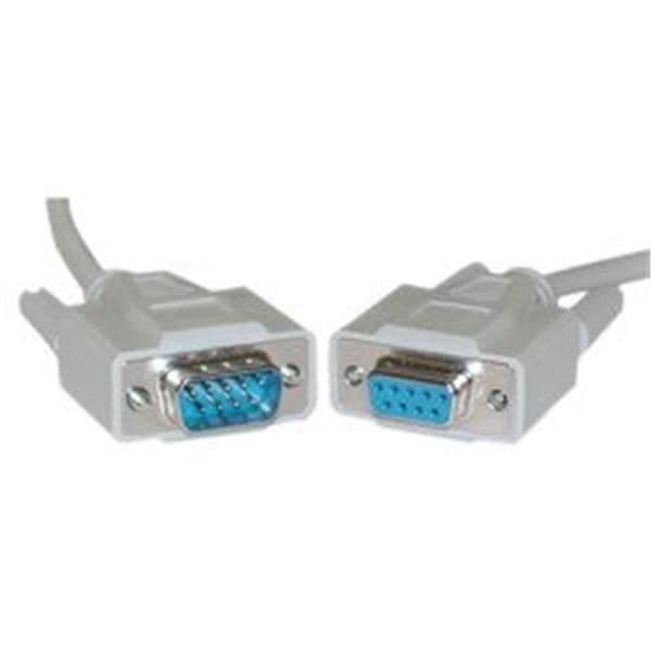 Cable Wholesale CableWholesale 10D1-03203 Serial Extension Cable  DB9 Male to DB9 Female  RS-232  UL rated  9 Conductor  1:1  3 foot - 10D1-03203