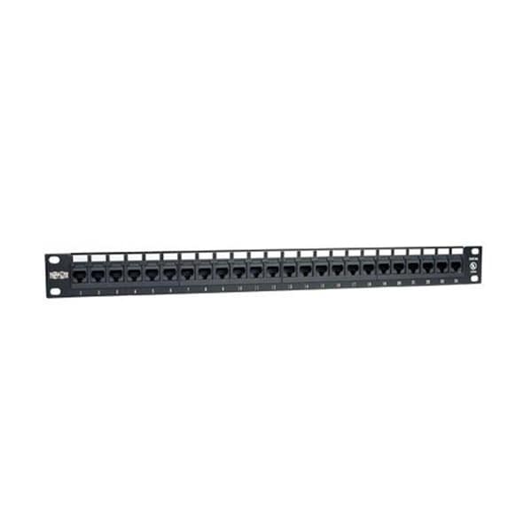 Tripp Lite Tripplite TRPN052-024 24-Port 1U Rackmount Cat5e 110 568B RJ45 Ethernet TAA Patch Panel - TRPN052-024