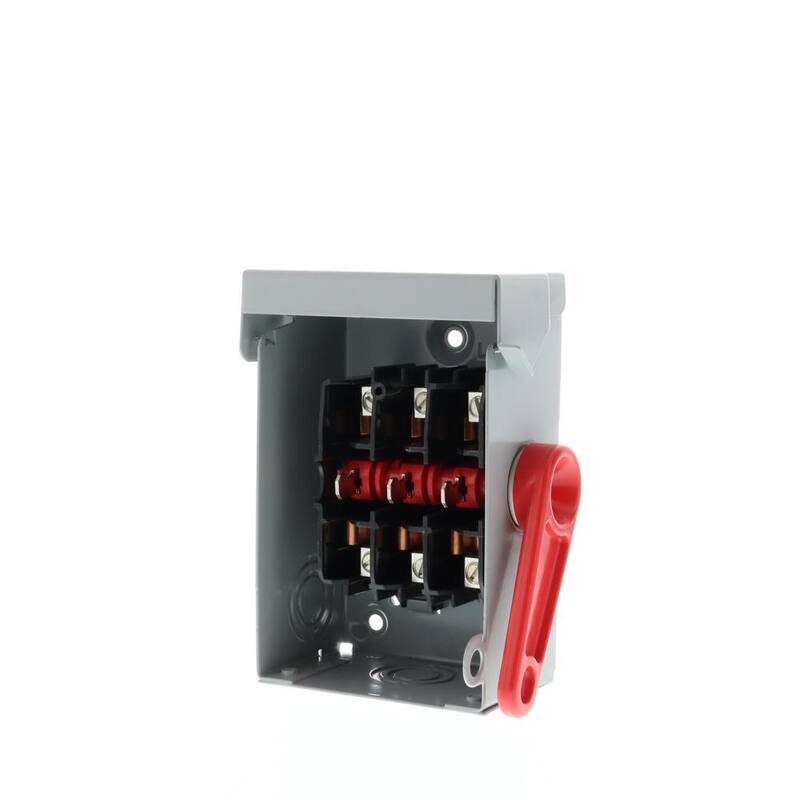 Siemens General Duty 30 Amp 3-Pole 3-Wire 240-Volt Non-Fusible Indoor Safety Switch - GNF321A