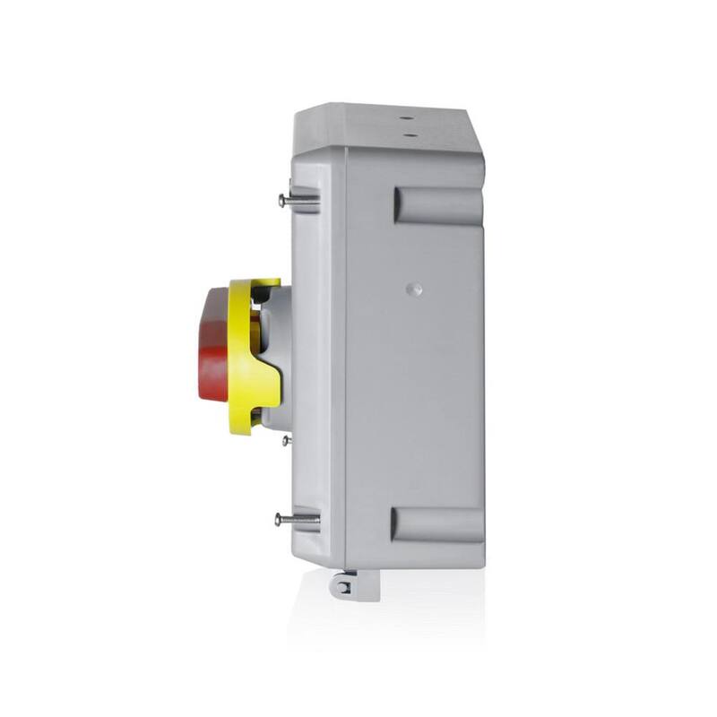 Leviton 30 Amp 600-Volt Non-Metallic Non-Fused Powerswitch Safety Disconnect Switch with Factory Installed Aux Contact - LDS30-AC