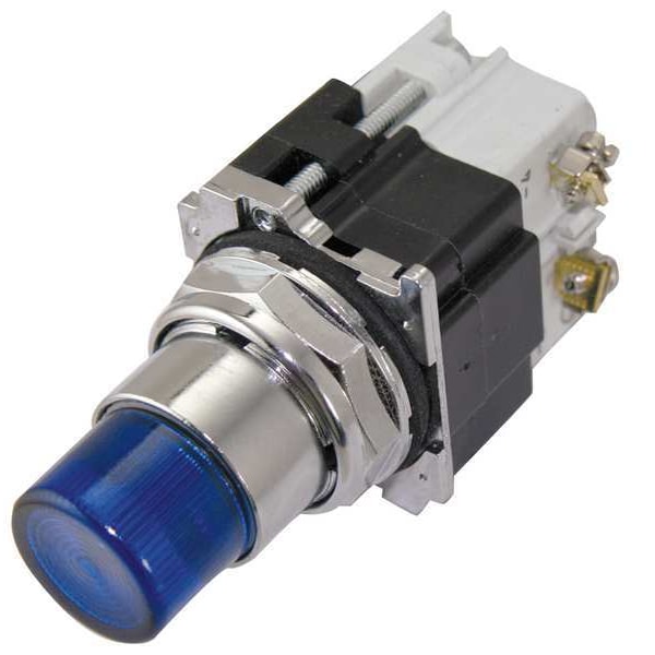 Botón pulsador iluminado Eaton, 30mm, Azul - 10250T471C24-1