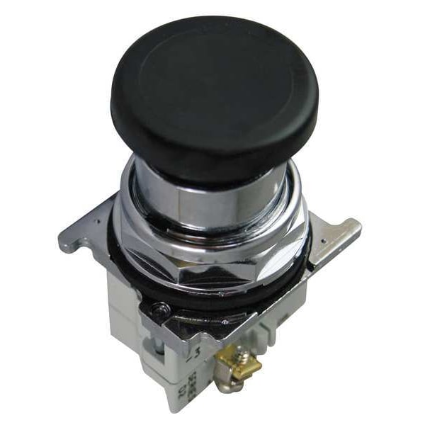 Eaton Cutler-Hammer Botón de empuje no iluminado, 30mm, negro - 10250T26B