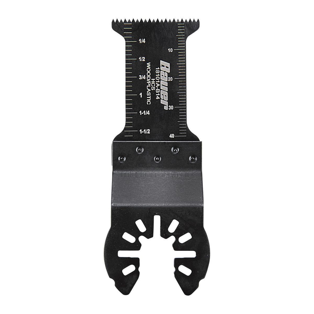 Hoja de corte de inmersión/flush de vástago reducido de acero al carbono de alta calidad Bauer de 1-3/16 pulgadas para herramientas múltiples oscilantes - 64979