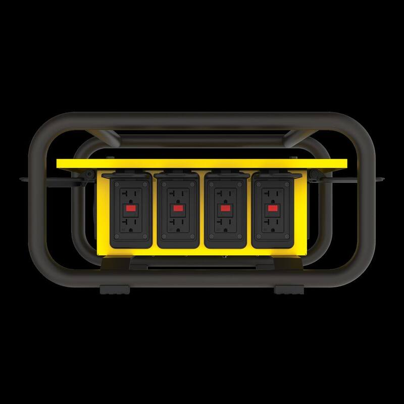 Champion Power Equipment 50 Amp Inlet, 8 Receptacle Power Distribution Box - 201174