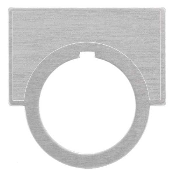 Placa de leyenda Siemens, Encendido, Negro/Aluminio Cepillado - 52NL23