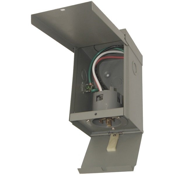 Connecticut Electric 50A Power Inlet Box W/ Cover - EGSPI50