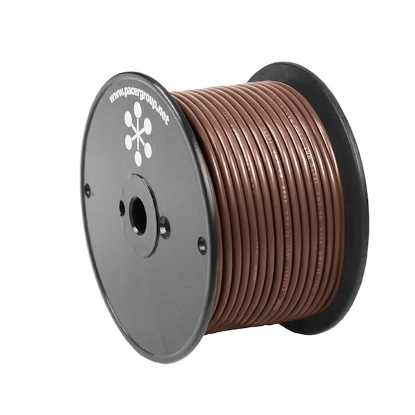 Pacer Group Pacer Brown 12 AWG Primary Wire, 100' - WUL12BR-100