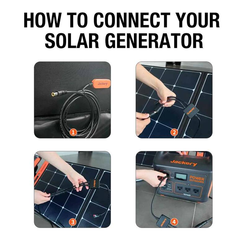 Jackery SolarSaga Parallel Connection Cable Only For Explorer 880/Explorer 1000 - HTO653