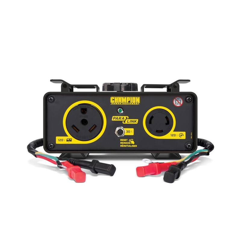 Champion Power Equipment 2000-Watt to 3000-Watt 30 Amp RV Ready Clip-on Parallel Kit for Linking Inverter Generators - 100740