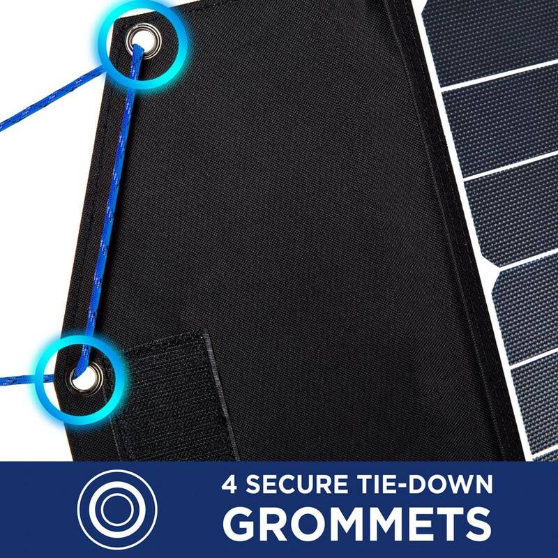 Westinghouse 60-Watt Portable Solar Panel for iGen160s, iGen200s, iGen300s, iGen600s, and iGen1000s Power Stations - WSolar60p