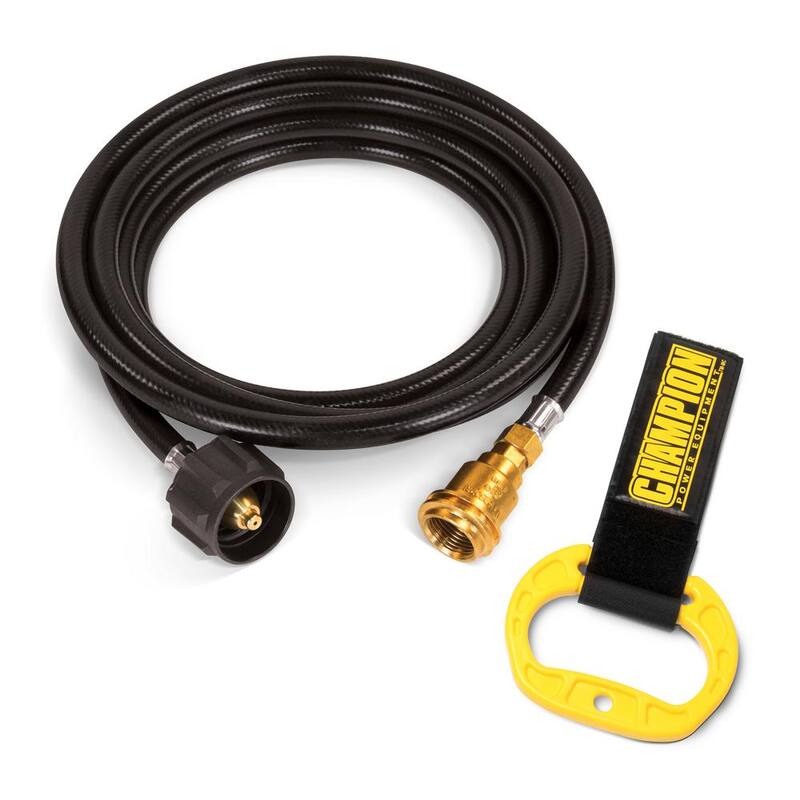Champion Power Equipment 12 ft. Propane (LPG) Hose Extension Kit for Propane Powered Generators - 100736
