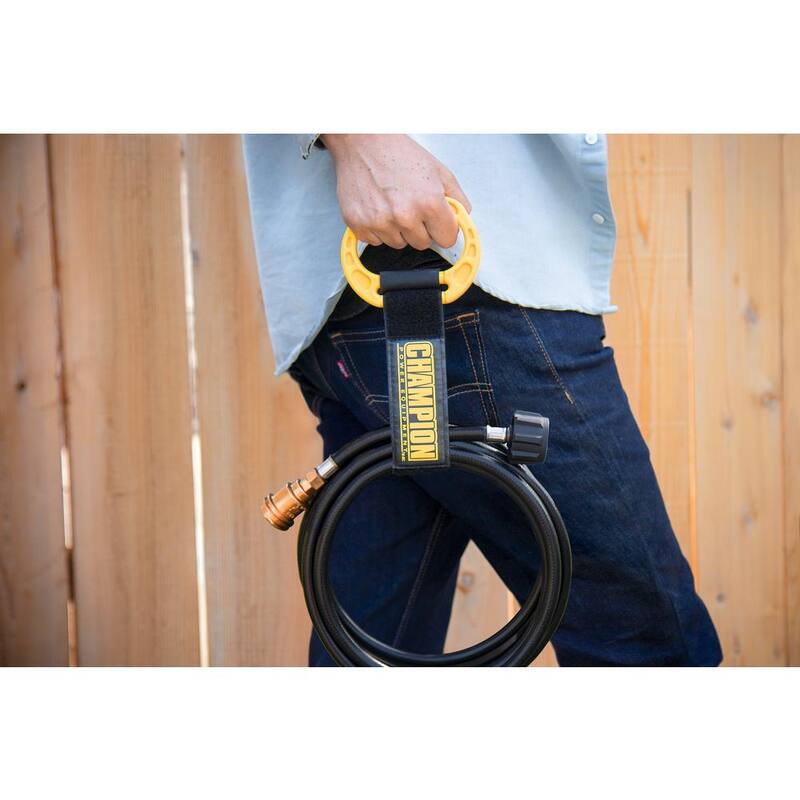 Champion Power Equipment 12 ft. Propane (LPG) Hose Extension Kit for Propane Powered Generators - 100736