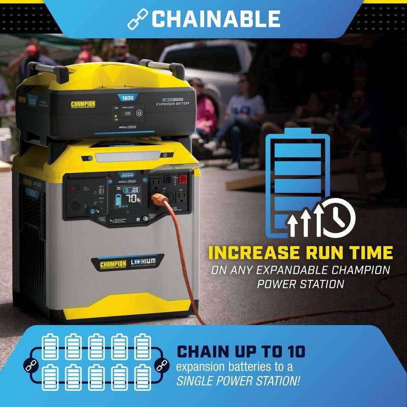 Champion Power Equipment 1638 Wh Lithium-ion Expansion Battery for Power Station - 201107