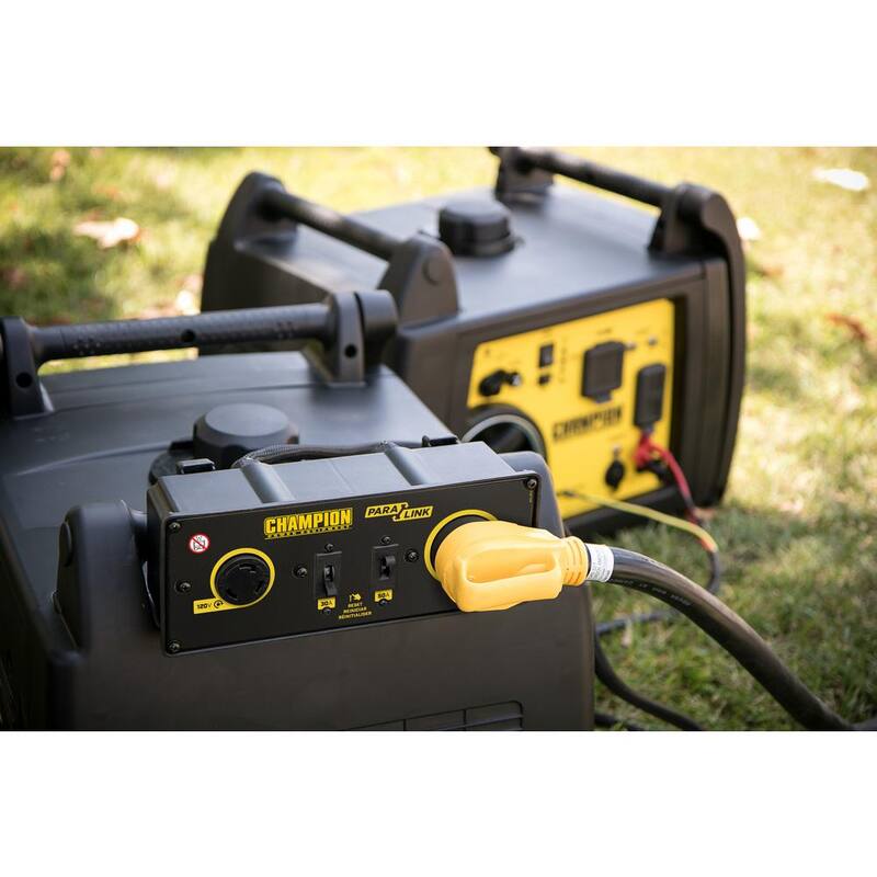 Champion Power Equipment 50-Amp RV Ready Parallel Kit for Linking Two 2800-Watt or Higher Inverter Generators - 100319