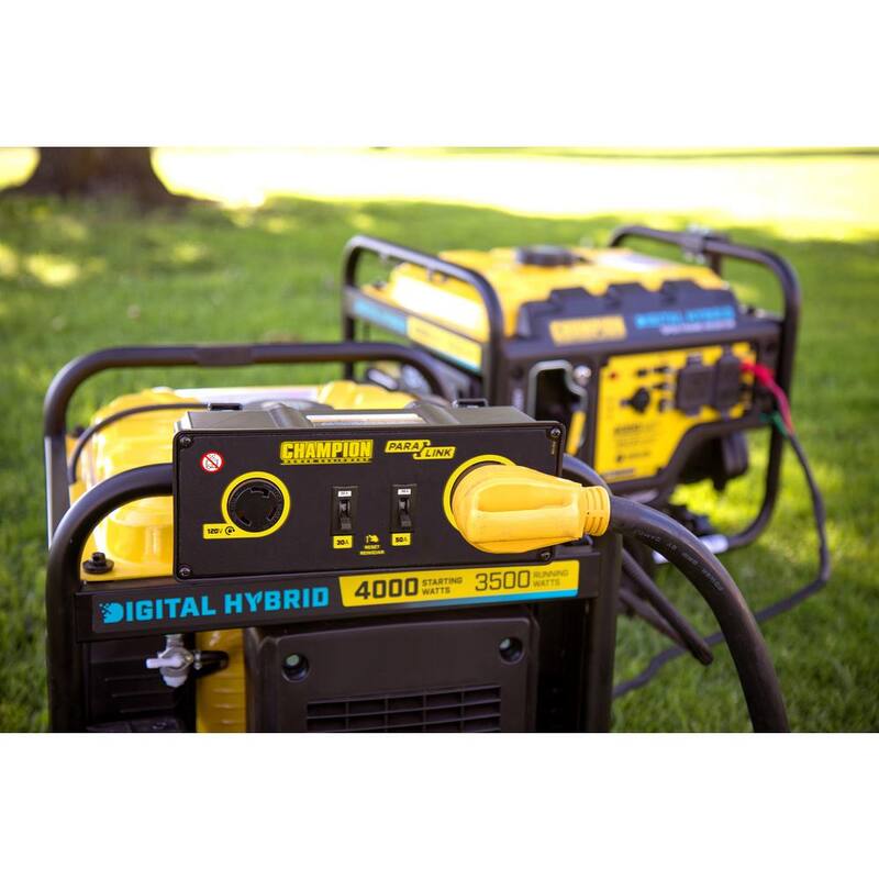 Champion Power Equipment 50-Amp RV Ready Parallel Kit for Linking Two 2800-Watt or Higher Inverter Generators - 100319