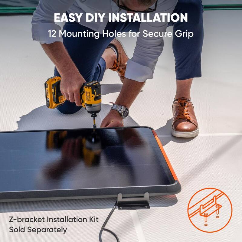 Jackery Solar Saga 100 Prime-Watt Portable Solar Panel Pared with Power Station for Outdoor Adventures, Emergency - HTS008A