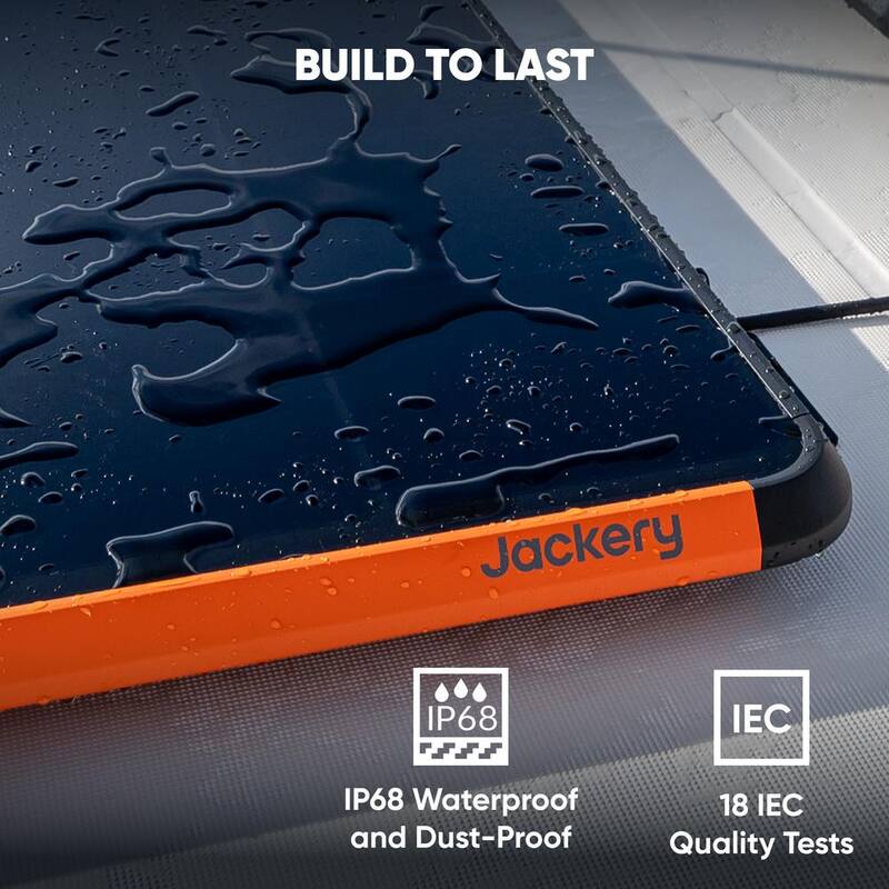Jackery Solar Saga 100 Prime-Watt Portable Solar Panel Pared with Power Station for Outdoor Adventures, Emergency - HTS008A