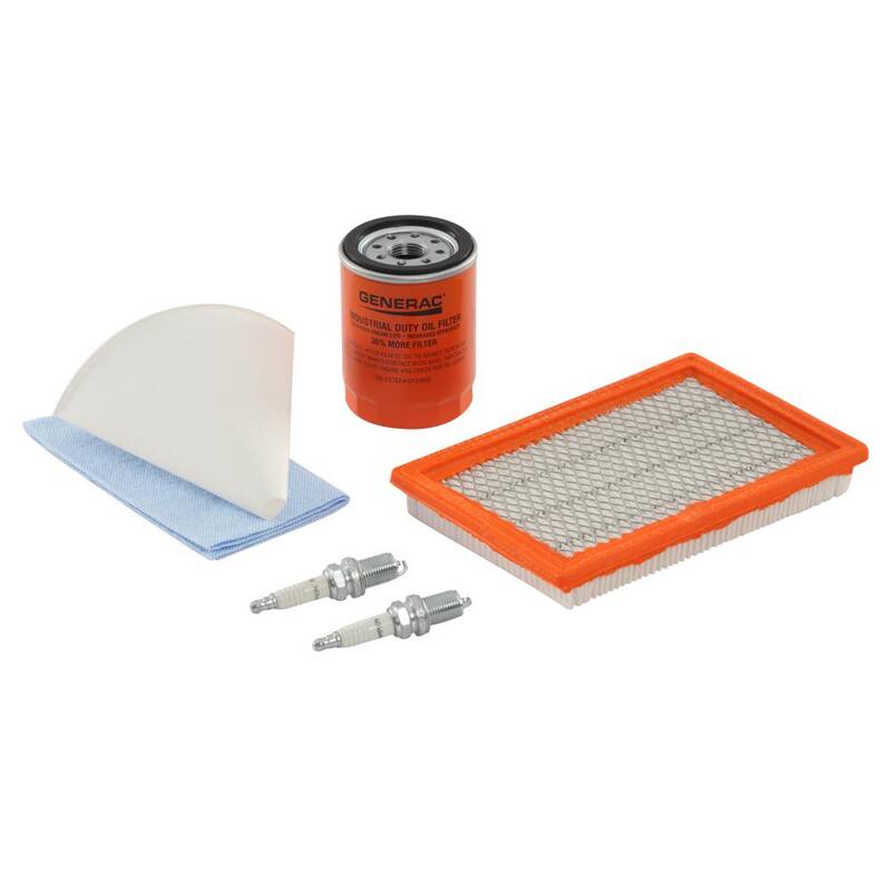 Generac Maintenance Kit for 13,000 to 17,000 Watt Air-Cooled Whole House Generators with 990cc Engines (2013 and Later Models) - 6484