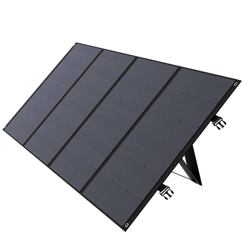 Zendure 400-Watt Portable Solar Panel for the SuperBase V Solar Generator, Foldable and Durable Panel with Adjustable Kickstand - ZD400SP-MD-gy