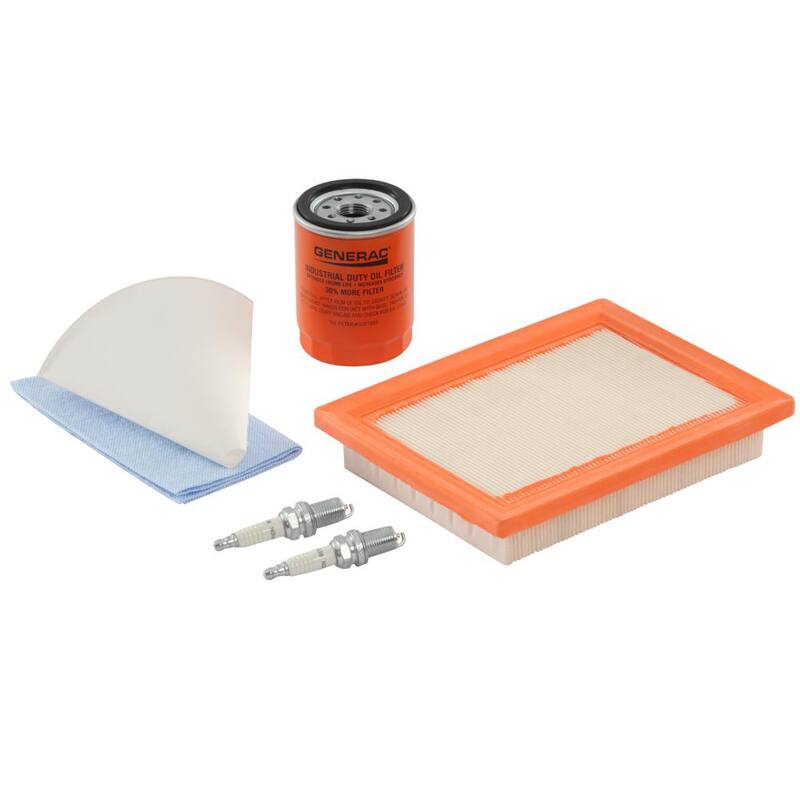 Generac Maintenance Kit for 11,000 Watt Air-Cooled Whole House Generator with 530cc Engine (2013 and Later Models) - 6483