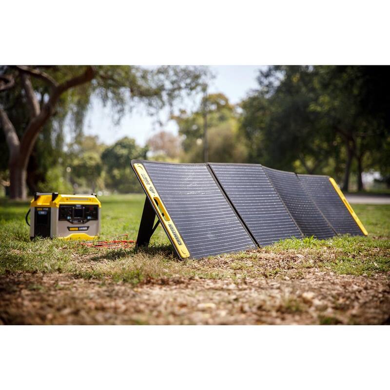 Champion Power Equipment 200-Watt Portable Foldable Solar Panels for Power Stations with Extension Cable and Kickstand - 201247