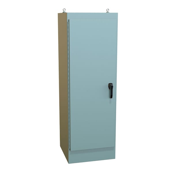 Hammond Steel Electrical Enclosures, 72.06 in H, 24.06 in D, 24.06 in W, NEMA 12, Hinged - 1418W24