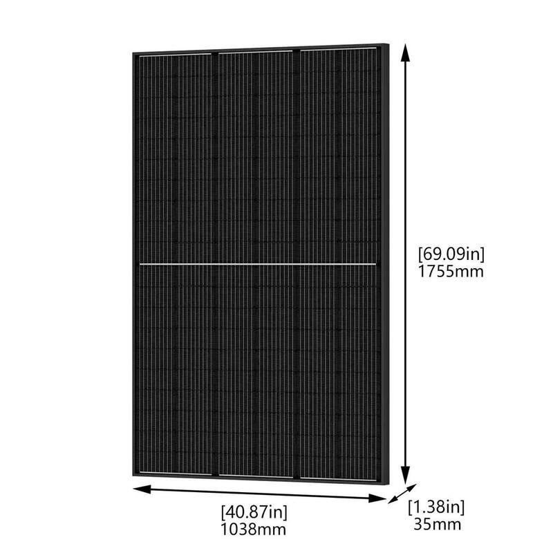 NATURE'S GENERATOR Powerhouse Solar Power 100Ah Battery Expansion Pod with (2) 410-Watt Panels - NGPHPA