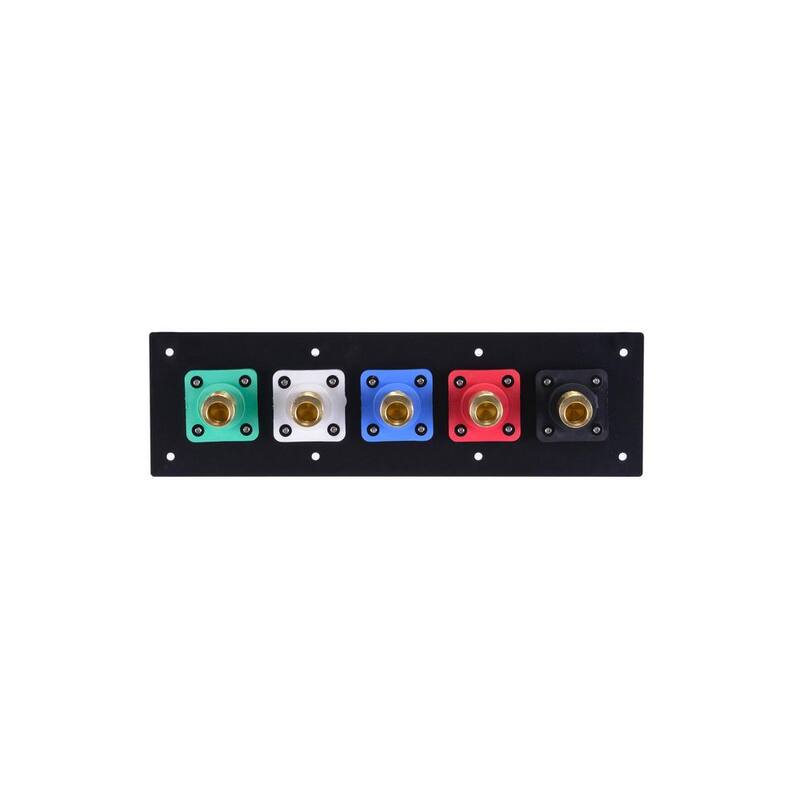POWER ASSEMBLIES 400 Amp 120/208-Volt Aluminum Series 16 Female Camlock Panel with Covers and Double Set Screws 2/0-4/0 AWG - PAPNL04AL9DFCS4