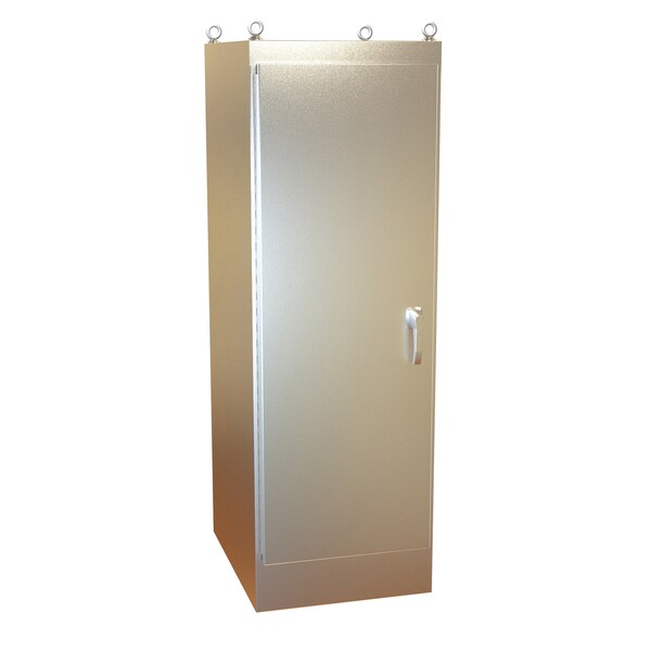Hammond 304 Stainless Steel Electrical Enclosures, 72 in H, 30 in D, 24 in W, NEMA 4X, Hinged - HN4FS722430DASS